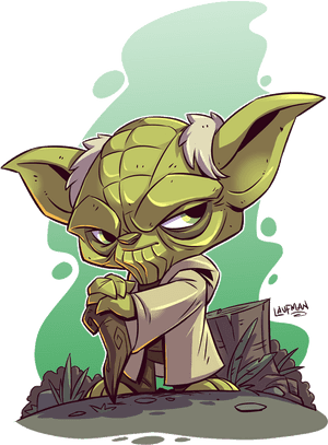Transparent Yoda - Star Wars Chibi Yoda, HD Png Download PNG image with transparent background