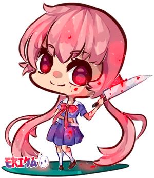 Transparent Yuno Gasai Png - Yuno Gasai Chibi Png, Png Download PNG image with transparent background