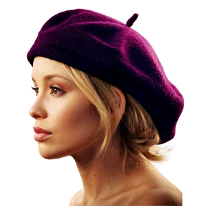 Chic Beret Silhouette Png Tkr PNG Image