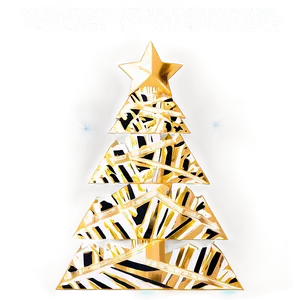 Chic Gold Christmas Tree Decorating Tips Png Eyk35 PNG Image