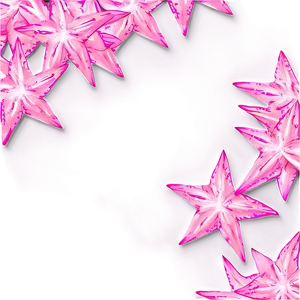 Chic Pink Stars Png 74 PNG Image