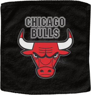 Chicago Bulls Logo Black Background PNG image with transparent background