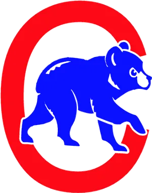 Chicago Cubs Bear Logo Graphic PNG Image