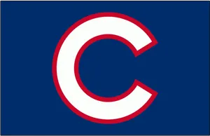 Chicago Cubs Logo Blue Background PNG Image