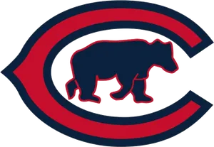 Chicago Cubs Logowith Bear Silhouette PNG Image