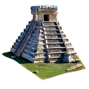 Chichen Itza Temple Top Png 06252024 PNG Image