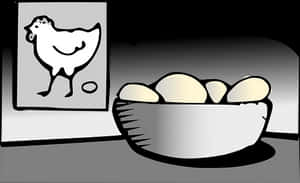 Chickenand Eggs Still Life PNG with transparent background