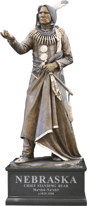 Chief Standing Bear Statue, HD Png Download PNG image with transparent background