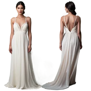 Chiffon Wedding Dresses Png Wob14 PNG Image