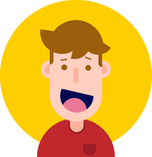 Child Avatar Icon Flat Design Red Yellow Coffee - Happy User Icon Png, Transparent Png PNG image with transparent background