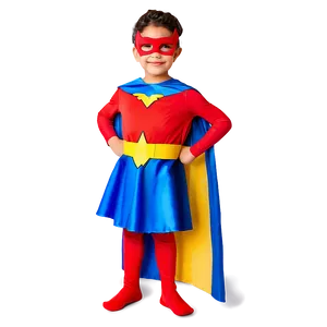 Child In Superhero Costume Png Hqr18 PNG Image