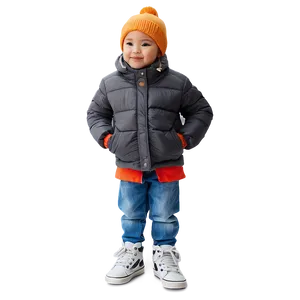 Child In Winter Clothes Png Kut26 PNG Image