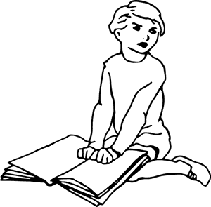Children Study Sketch, HD Png Download PNG with transparent background