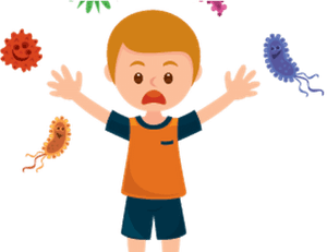 Bacteria Cliparts Png - Bacteria In Hands Cartoon, Transparent Png PNG image with transparent background