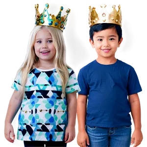 Child Wearing Crown Png Tft46 PNG Image