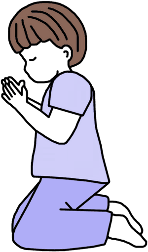 Praying Child Clipart - Christian Prayer Cartoon Png, Transparent Png PNG with transparent background