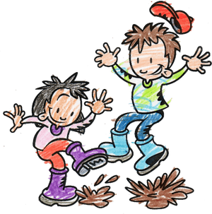 Transparent Water Clipart For Kids - Rain Puddles, HD Png Download PNG image with transparent background