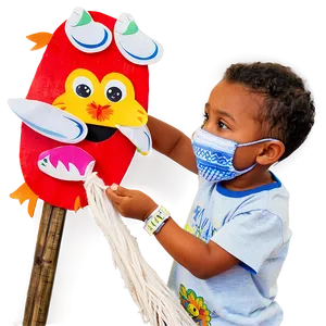 Children Playing With Puppets Png Pwo PNG Image