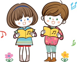 Child Computer File - Cartoon Children Singing Png, Transparent Png PNG with transparent background