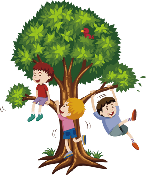 Trippy Vector Tree - Climb A Tree Clipart, HD Png Download PNG with transparent background