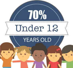 Children Under12 Statistic PNG Image