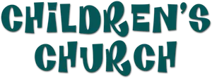 Childrens Church Signage PNG Image