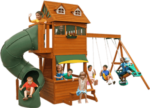 Childrens Playset Outdoor Fun PNG image with transparent background