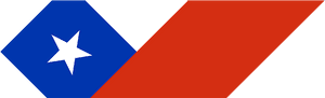 Chilean Flag Graphic PNG image with transparent background