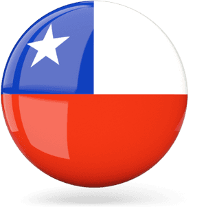 Chilean_ Flag_ Sphere_3 D_ Render PNG image with transparent background