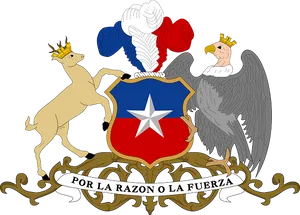 Chilean National Coatof Arms PNG Image