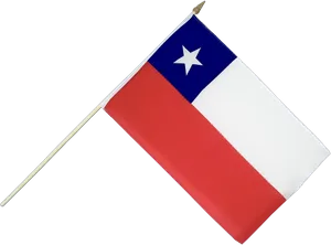 Chilean National Flagon Pole PNG Image