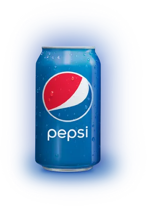 Chilled Pepsi Can Illustration PNG Image