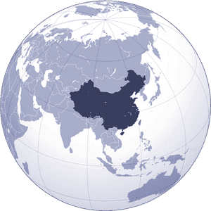 Where Is China Located Large Map - Locator Map Of China, HD Png Download PNG image with transparent background