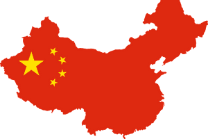 The Risk Of Social Media - China Country Shape Flag, HD Png Download PNG image with transparent background