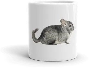 Chinchilla Printed Mug PNG Image