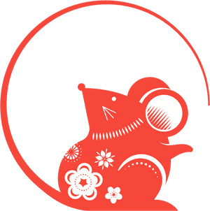 Chinese New Year 2020 Rat - Transparent Chinese New Year Rat, HD Png Download PNG image with transparent background