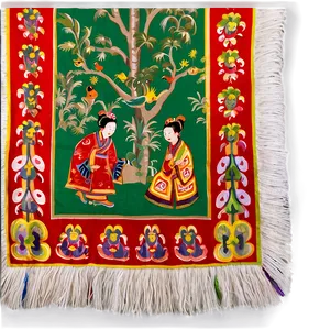 Chinese Tapestry Png 06252024 PNG Image