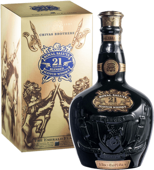 Chivas Regal Royal Salute 21 Year Old Scotch Whisky - Chivas Royal Salute 21 Yo PNG image with transparent background