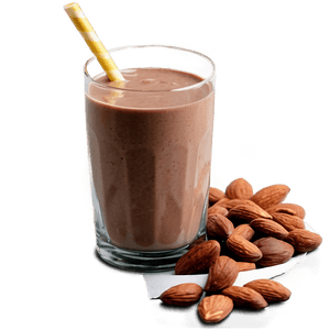 Chocolate Almond Milk PNG vle PNG with transparent background
