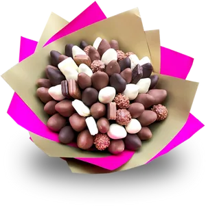 Chocolate Bouquet Assortment PNG Image