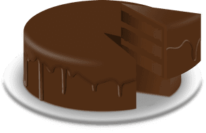 Chocolate Cake, Cake, Baked Goods, Sweets, Delicious - Clip Art Chocolate Cake, HD Png Download PNG with transparent background