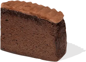 Chocolate Cake Slice Isolated.png PNG Image