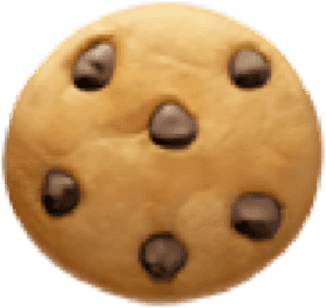 #kookie #cookie #cute #sweet #emoji #emojiiphone #brown - Chocolate Chip Cookie, HD Png Download PNG image with transparent background