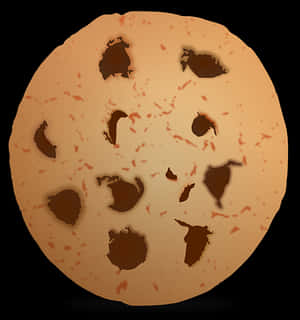 Chocolate Chip Cookie PNG with transparent background