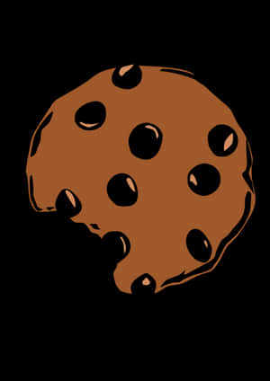 Chocolate_ Chip_ Cookie_ Illustration PNG image with transparent background