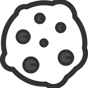 Cookie Clip Art Free - Black And White Cookie Png Clipart, Transparent Png PNG image with transparent background