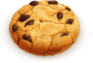 Transparent Cookies Clipart - Clipart Chocolate Chip Cookie Vector, HD Png Download PNG image with transparent background