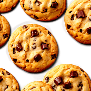Chocolate Chip Cookies PNG cmw PNG image with transparent background