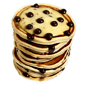Chocolate Chip Pancakes PNG oox PNG