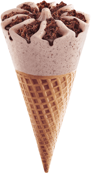 Brownie Cone By Havmor, HD Png Download PNG image with transparent background